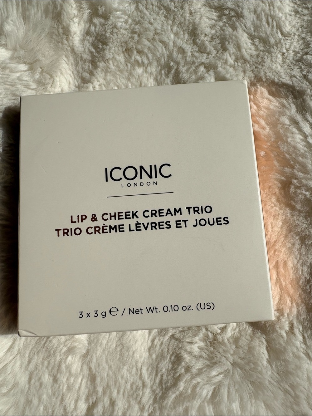 NIB ICONIC London Lip & Cheek Cream Trio